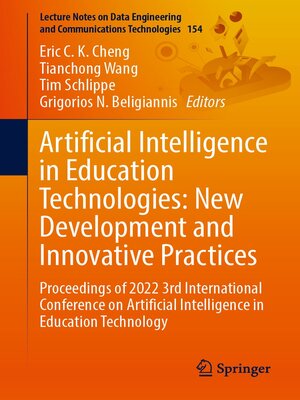 cover image of Artificial Intelligence in Education Technologies